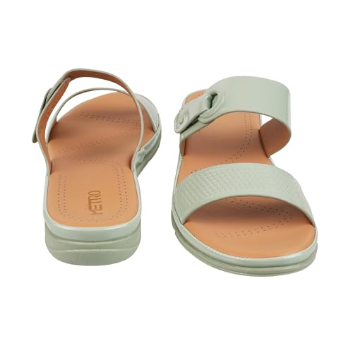 Image of Metro Women Synthetic Leather Comfort & Fashion Slip-on Chappal