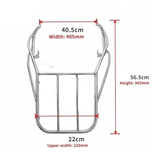 Porte-bagages arrière CB400 SF finition robuste en acier - 6