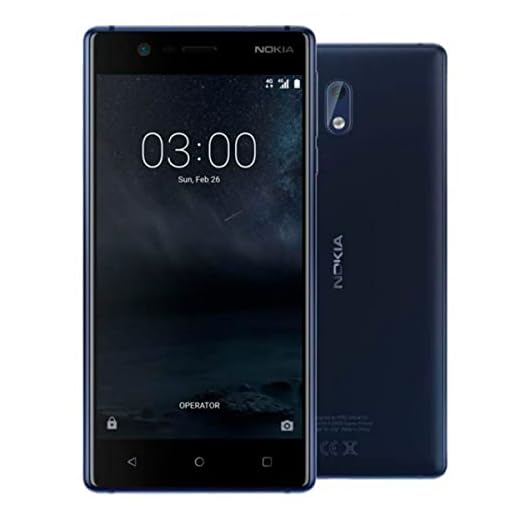 Nokia 3 Smartphone, 16 GB, Dual SIM, Blu [Italia]