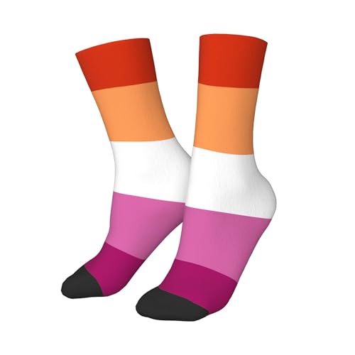 SEAEAGLE Lesbian Pride Flag2018 A Pair Junior Athletic Short Tube Socks Children Calf Tube Socks Short Stockings