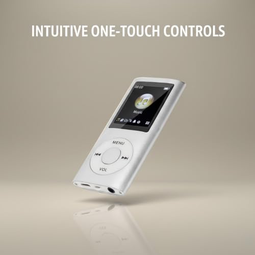 Image of Drumstone 8GB Mini MP3 Player with 2.4 inch Screen, Portable Digital Music Player with TF Card Support, AUX Input, Lightweight MP4 Player for Travel, Gym & Students (15-Year Warranty)