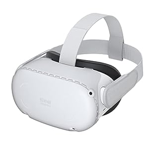 KIWI design VR Shell Protective Cover with Two Side Protective Shell, Compatible with Quest 2 Accessories (Translucent)