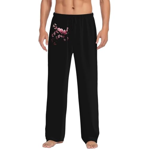 Pantalon de pyjama cerisier homme en coton léger pour vos moments de détente