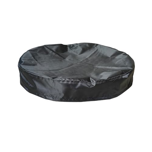 ZONADAH Housse de tonneau de 55 gallons, 65 x 10 cm, en tissu Oxford 420D avec cordon réglable, barrière pour les rayons UV, la pluie, la saleté, les déjections d'oiseaux, la sève des arbres