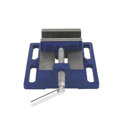 IRWIN Drill Press Vise, 4.5" Jaw Capacity, Forged Iron for Ultimate Durability, Slotted Base for Easy Installation (226340), Blue