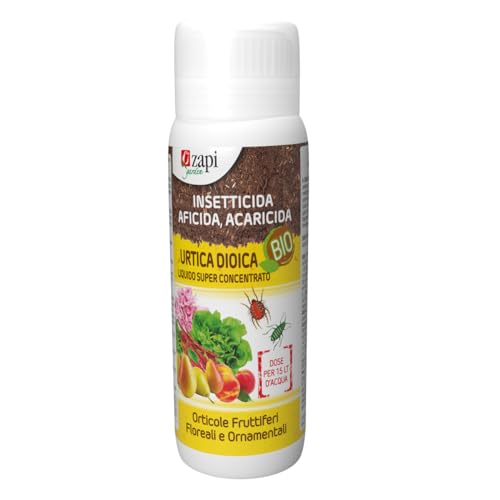 Zapi Garden | Zapi URTICA Dioica Bio Concentrata, Insetticida Aficida Orto, Acaricida, per Uso Preventivo e in Emergenza, Sostanza di Base, 500ml