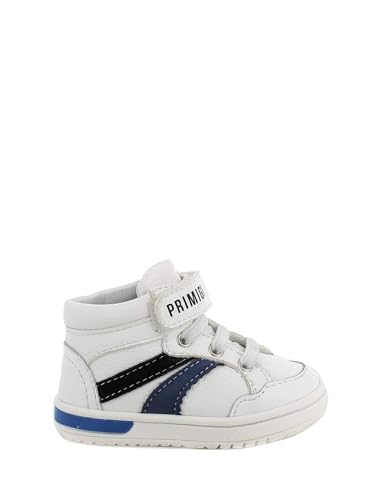 Baskets hautes en cuir enfant bleu et noir de qualité supérieure
