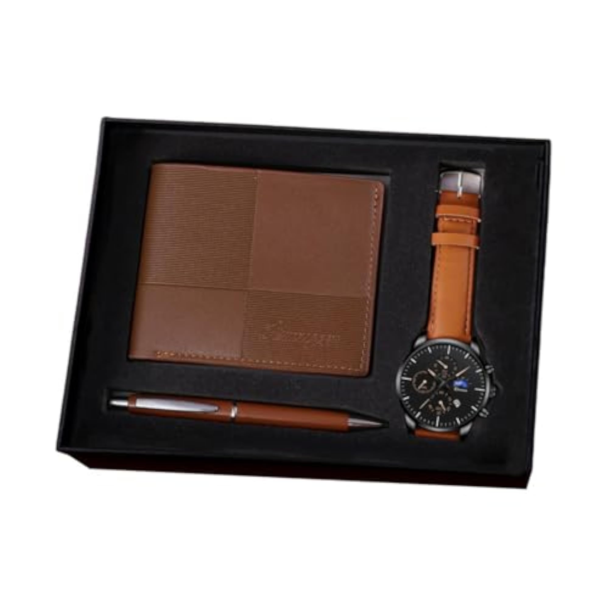 Men's Gift Set, Watch Wallet Pen Combination, Style B