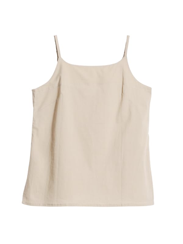Image of SAADAA Pack of 3 Women's Camisole - 100% Cotton | Black, White & Nude | Soft, Breathable Innerwear for Daily Comfort