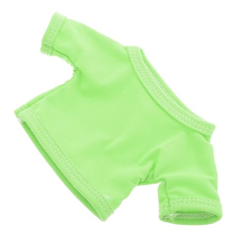 ibasenice Adorable T-Shirt for Stuffed Animals Plain White Short Sleeve Interactive Play Lovely Doll Costume