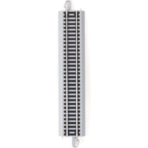 Bachmann Trains - Snap-Fit E-Z Track 9” Straight Track (4/card) - Nickel Silver Rail With Gray Roadbed - HO Scale, 8 Cover