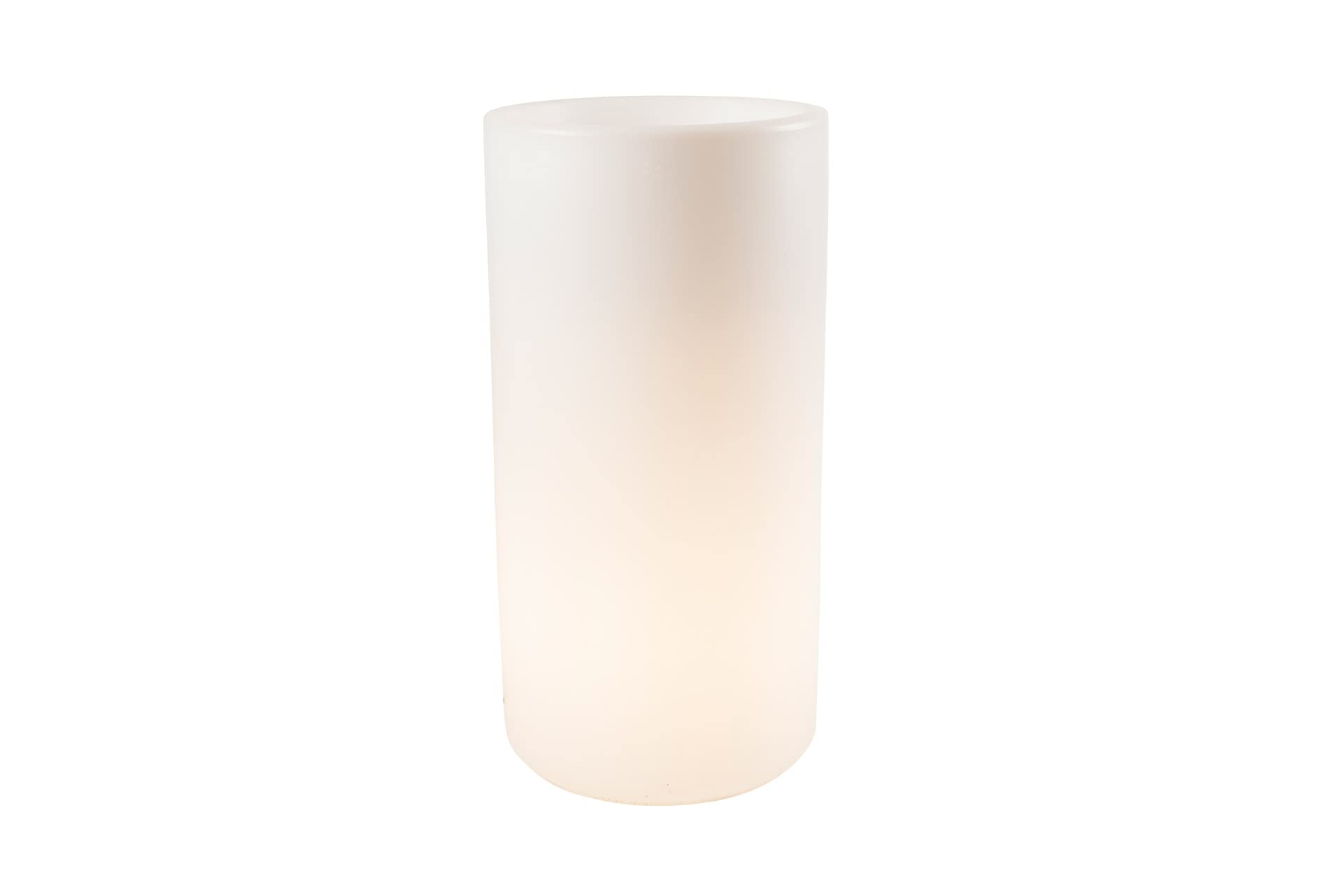 8 seasons Design Shining Elegant Pot XL, LED Pflanzkübel 39 x 78 cm (weiß), E27 Fassung inkl. Leuchtmittel in warmweiß, großer beleuchteter Pflanzkübel für innen + außen, Blumenkübel