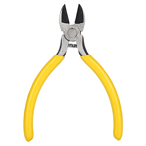 Xolsurg NEEDLE NOSE PLIERS MULTIFUNCTIONAL MINI WIRE CUTTERS HANDMADE BEADED DIY BEADS JEWELRY PLIERS FOR CRAFTING (Inclined pliers)