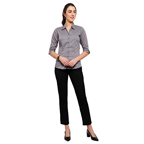 Image of Blue RoninWomen Stylish Western Official Formal Shirts for Women Regular fit Shirts for Women