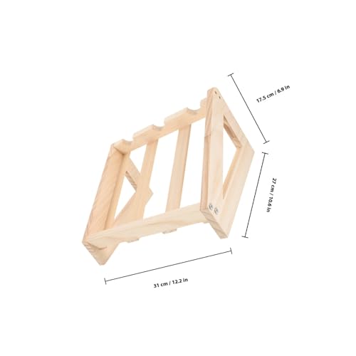 Porte-bouteille de vin compact horizontal gain de place