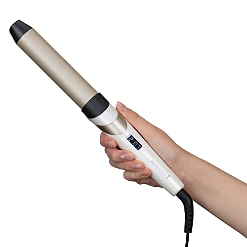 Remington Hydraluxe Curling Wand for Curls & Waves (32mm Barrel, Anti-Slip, Moisture Lock Ceramic Coating, Hydracare Setting at 185°C for Healthier Styling, Fast 30 Second Heat Up, 160°C-210°C) CI89H1 - Image 7