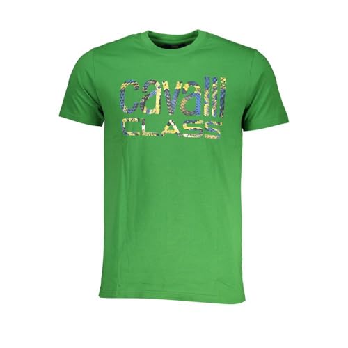 T-shirt Cavalli Class homme vert résout votre recherche de style estival élégant
