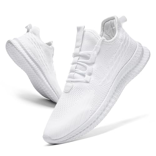 DLWKIPV Running Shoes for Men Casual Slip on Tennis Walking Sneakers Lightweight Breathable Mesh...