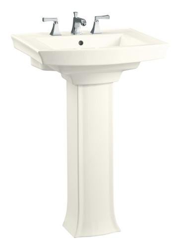 Kohler K-2359-8-96 Archer Pedestal Bathroom Sink With 8" Centers, Biscuit #TOP2