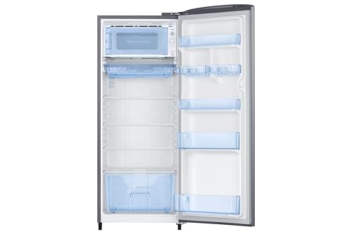 Image of Samsung 223 L, 3 Star, Digital Inverter, Direct-Cool Single Door Refrigerator (RR24H2723S8 /NL, Elegant Inox, Single Touch Defrost, 2026 Model)
