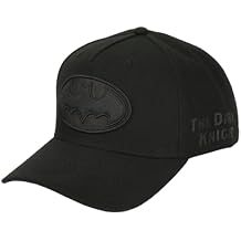 Bioworld Batman Symbol Embroidery with Pu Inlay Poly Wool B104 A Frame Snapback Black