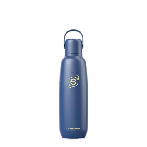 Sodastream Fizz & Go – Bouteille isotherme en acier inoxydable 0,9L, double paroi, conserve chaud ou froid jusqu’à 12h, compatible machines Sodastream,...