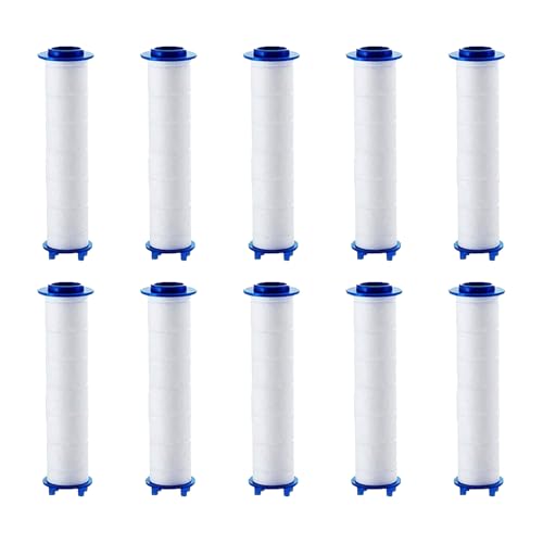 Filtro de agua para ducha, cabezal de ducha con filtro | Cabezal descalcificador de agua con cartucho reemplazable de varias etapas, elimina sedimentos y partículas dañinas
