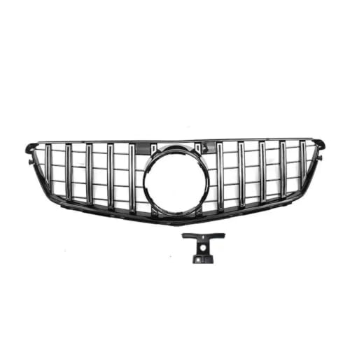 Calandre W204 GT style argent pour Mercedes C180 C200 C250 2009-2014