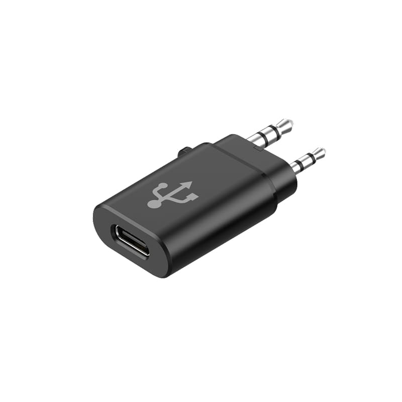 YiNiTone TPC11 Type-C to K plug Programming adaptor for Baofeng UV-5R BF-888S UV-32 UV-5Rmini For Quansheng UV-K5(8) UV-K6 USB-C Ham Radio Programming Cable with CH340 Chip Use For Windows/macOS/Linux