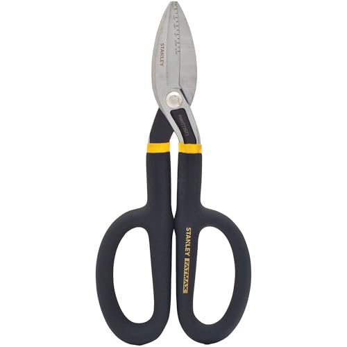 Tinners Snip, 2-7/16 in. Cutting L, Black