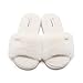 JOJOCOSY Rabbit Model Lady’s Comfortable Fuzzy Memory Foam Scuff Women’s Fashion Plush Peep-Toe Relaxing Indoor Slippers (White, Small)
