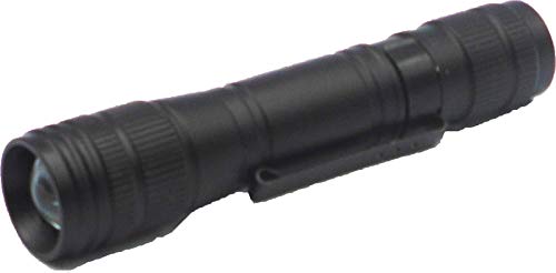 D&F(デーアンドエフ) 【D&F】S-6513超軽量 コンパクトズームライト 手持ちライト アルミ ブラック 50LM ペンライト S-6513