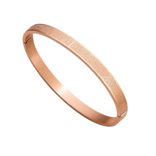 Image of University Trendz Stainless Steel Ayatul Kursi Bracelet | Arabic Islam Engraved | Adjustable Quran Bracelet For Men & Women- Ramazan Eid Gifts