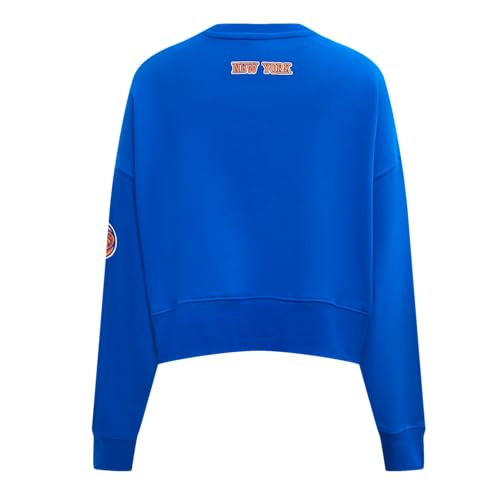 Sudadera de mujer Pro Standard azul real talla L de algodon 2