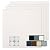 VallisCo Carpet Tile 10 Pack 24” X 24” Self Adhesive Carpet Floor Tiles Anti-Slip Squares Peel and Stick Floor Tilel DIY Installation for Bedroom(White)