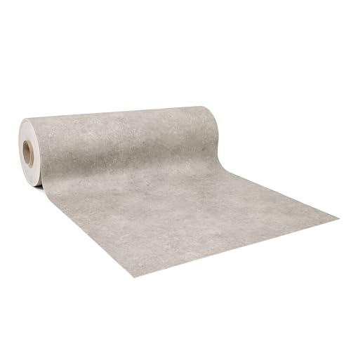 GIURI TESSUTI - Pavimento in PVC - Rivestimento per superfici in Vinile Impermeabile con texture Antiscivolo e supporto in Tessuto Insonorizzante (AL METRO, LUREST MIST)