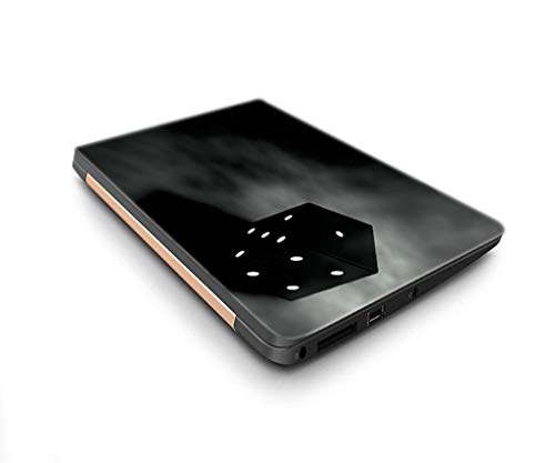Image of GalaxsiaTM Black Cube Vinyl Laptop Skin /Sticker /Cover /Decal Compatible for Any 15.6 Inches Laptop (Hp /Dell /Sony /Acer /Lenovo /Asus. Etc) Or Notebook.