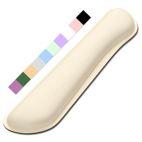 Repose-poignet pour clavier en mousse à mémoire de forme ergonomique