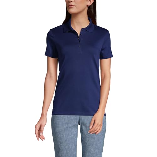 Lands' End Women's American-Grown Supima Cotton Polo Shirt