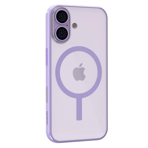 Image of GRIPP Flex Case Compatible with Mag-Safe for iPhone 17 | 6ft Drop-Tested with D30 Tech, Transparent Back, Scratch Resistant, Anti-Yellowing, Raised Camera Edges, Anti-Slip Back Cover - Purple