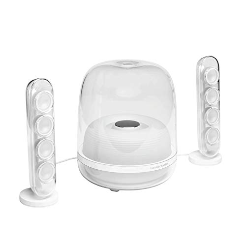 Harman Kardon Soundsticks 4, Award Winning Timeless Iconic Design, Ambient Light Effects, Bluetooth Speaker with Satellite Speakers & Subwoofer System