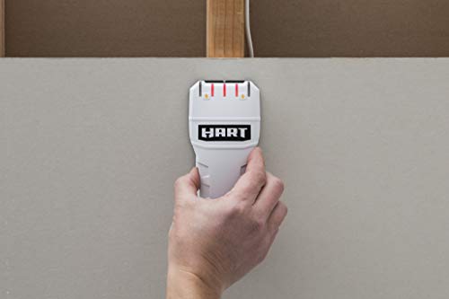 Hart Advanced Stud Finder 5-Sensors • 1.5" Detection Depth Finds Wood & Metal Studs | Live Electrical Warning | Center & Edge Finder #TOP6