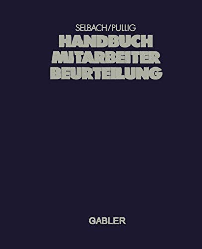 Handbuch Mitarbeiterbeurteilung Handbuch Mitarbeiterbeurteilung