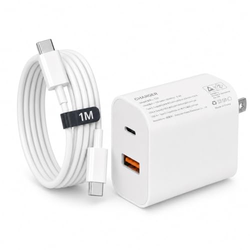 タイプc 充電器 USB Type-C 充電器 PD20W急速充電対応 USB-A & Type-C コンセント式電源アダプター 2ポート搭載 iPhone 18air/pro max/17/16/15/14/13/SE3 iPad、Android/タブレット