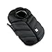 7AM Enfant Car Seat Cocoon: Infant Car Seat Cover Micro-Fleece Lined with an Elasticized Base, Black