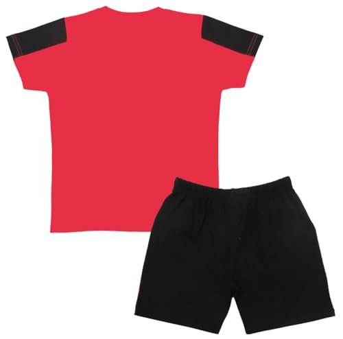 Image of Clothe Funn Boys Printed Cotton Half Sleeves T-Shirt & Shorts Set