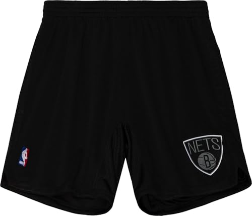 Mitchell & Ness - Mens Brooklyn Nets NBA Christmas Day Shorts 2012, Color Black, Size: Small