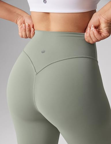 Image of UNISSU Hugcurve No Front Seam High Waisted Workout Leggings for Women Buttery Soft Yoga Pants Gym Athletic Tights - 25''