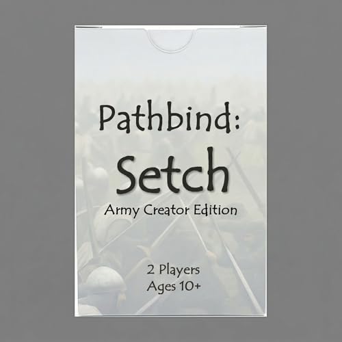 Pathbind: Setch (Army Creator Edition) - Strategy Card Game Inspired by Chess, Black, 6 cm x 9 cm - Image 3