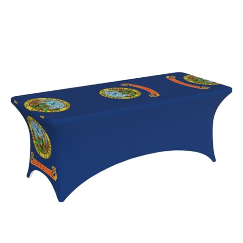Nappe de table extensible élasthanne 1,8m Idaho lavable banquet mariage - 4